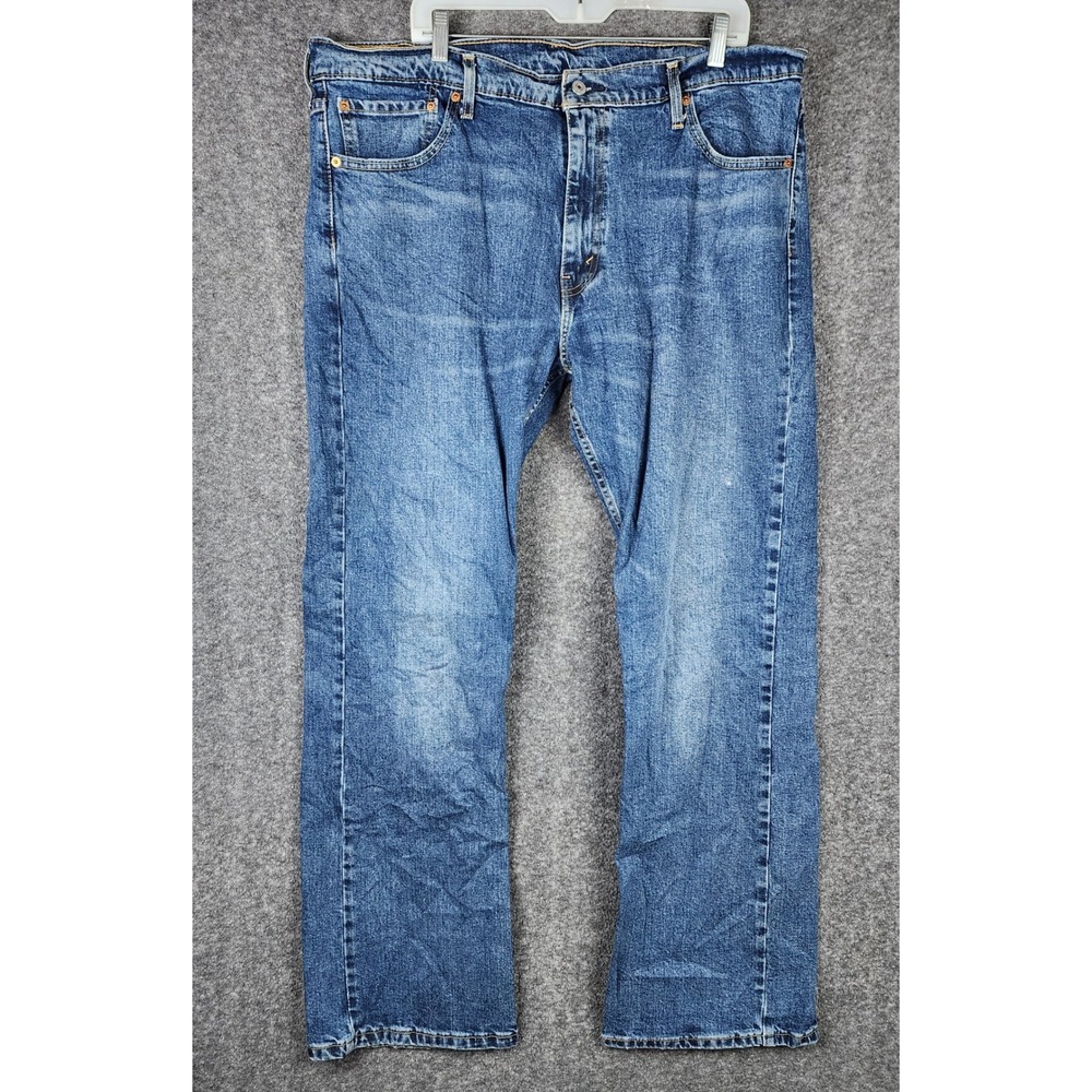 Levis 527 Slim Bootcut Jeans Mens 40x32 Blue Medium Wash Denim 00527-0474